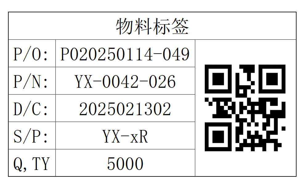 二维码标签